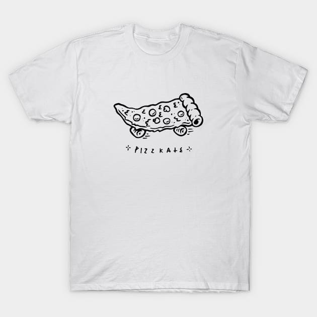 Pizza Skate T-Shirt by IAKUKI